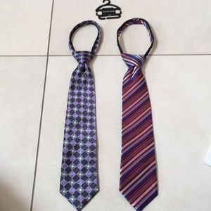 Boys zipper ties.  Van Van Heiden.